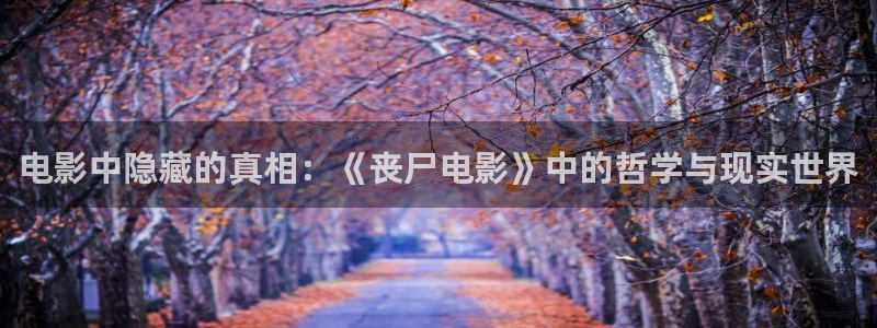 天堂影院电视剧全集观看：电影中隐藏的真相：《丧尸电影》中的哲学与现实世界