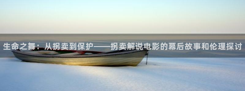 97天堂视频：生命之舞：从拐卖到保护——拐卖解说电影的幕后故事和伦理探讨
