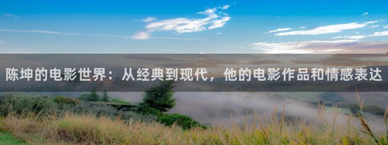 漫天堂在线观看：陈坤的电影世界：从经典到现代，他的电影作品和情感表达